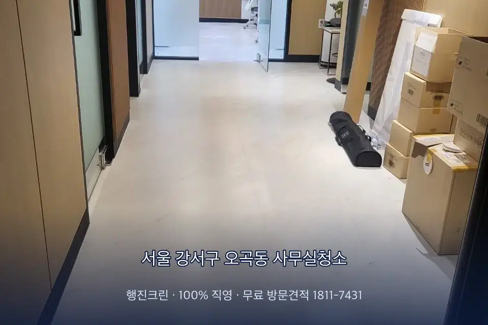 서울 강서구 오곡동 사무실청소